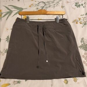 FU DA Khaki Mini Hiking Skort 30" Waist Size Small